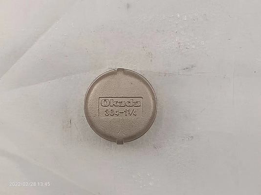 Крышки конца нержавеющей стали 3/8 дюймов 316L пускают подходящее 5x5 по трубам продетое нитку Sch 40